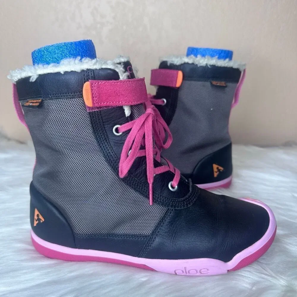 Plae Noel Waterproof Boot Big Kid Size 4.5